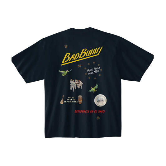 Bad Bunny La Residencia Black T-Shirt