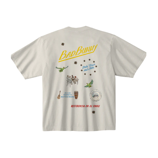 Bad Bunny La Residencia Grey T-Shirt