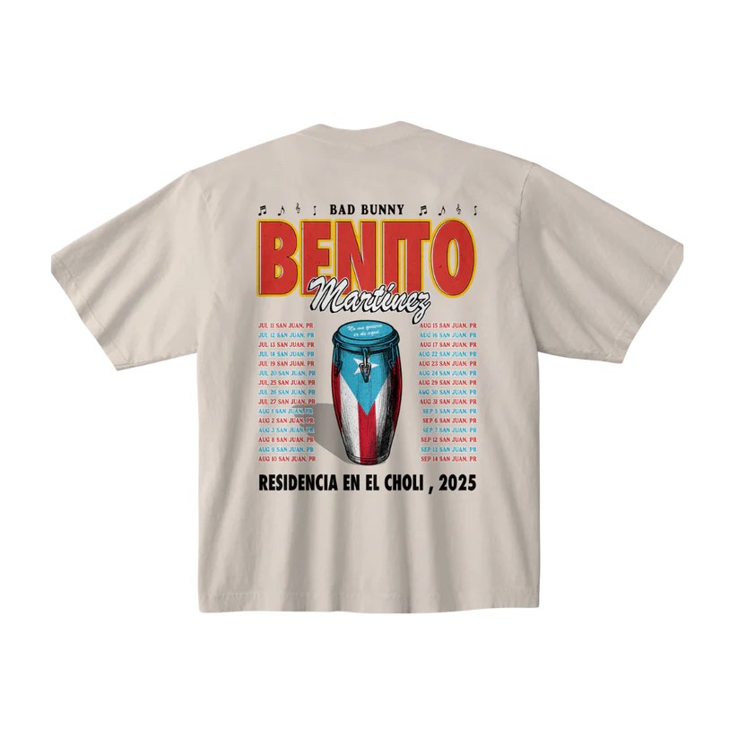 Bad Bunny Salsa Silver Grey T-Shirt