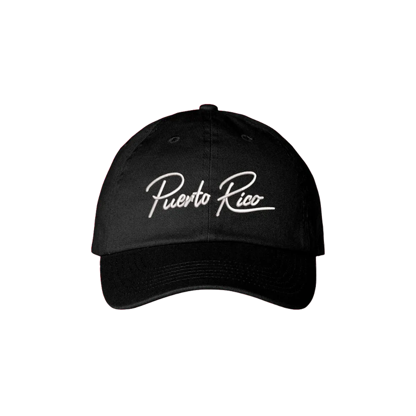 Puerto Rico Black Dad Hat