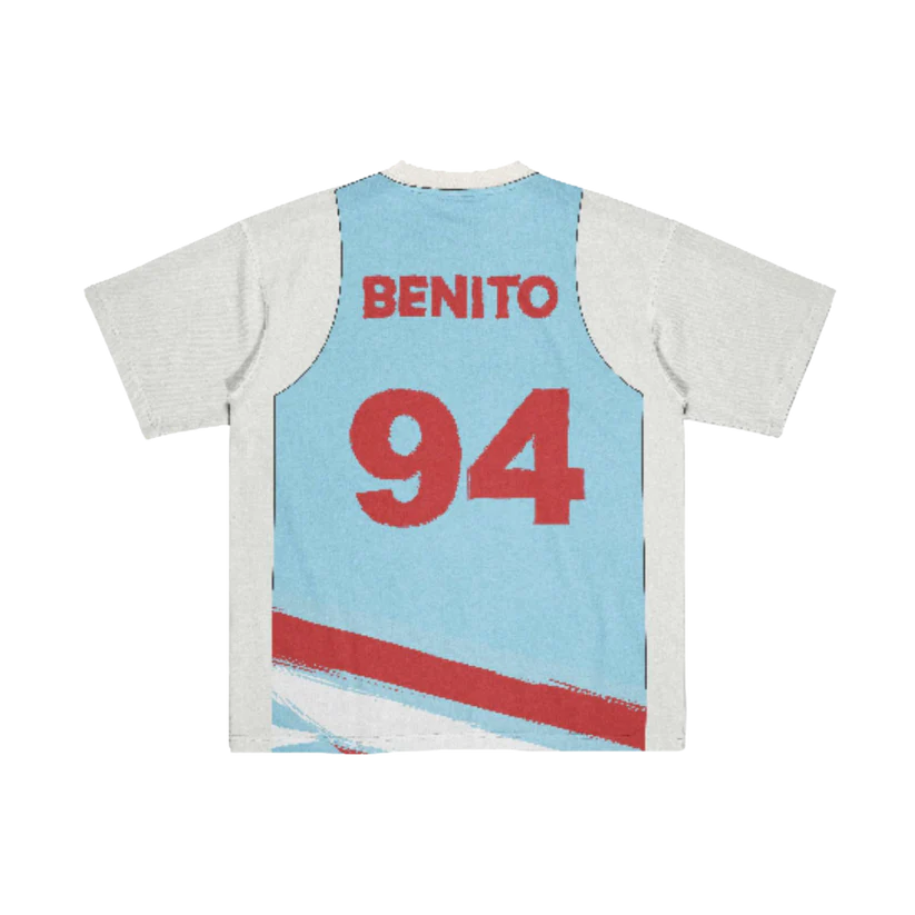 Tee Jersey Grey Blue T-Shirt