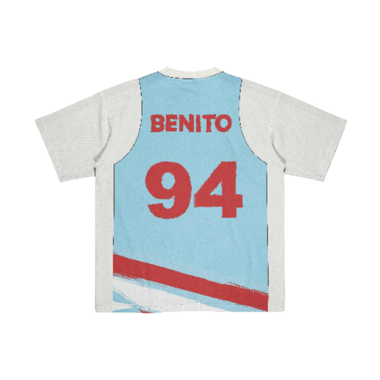 Tee Jersey Grey Blue T-Shirt