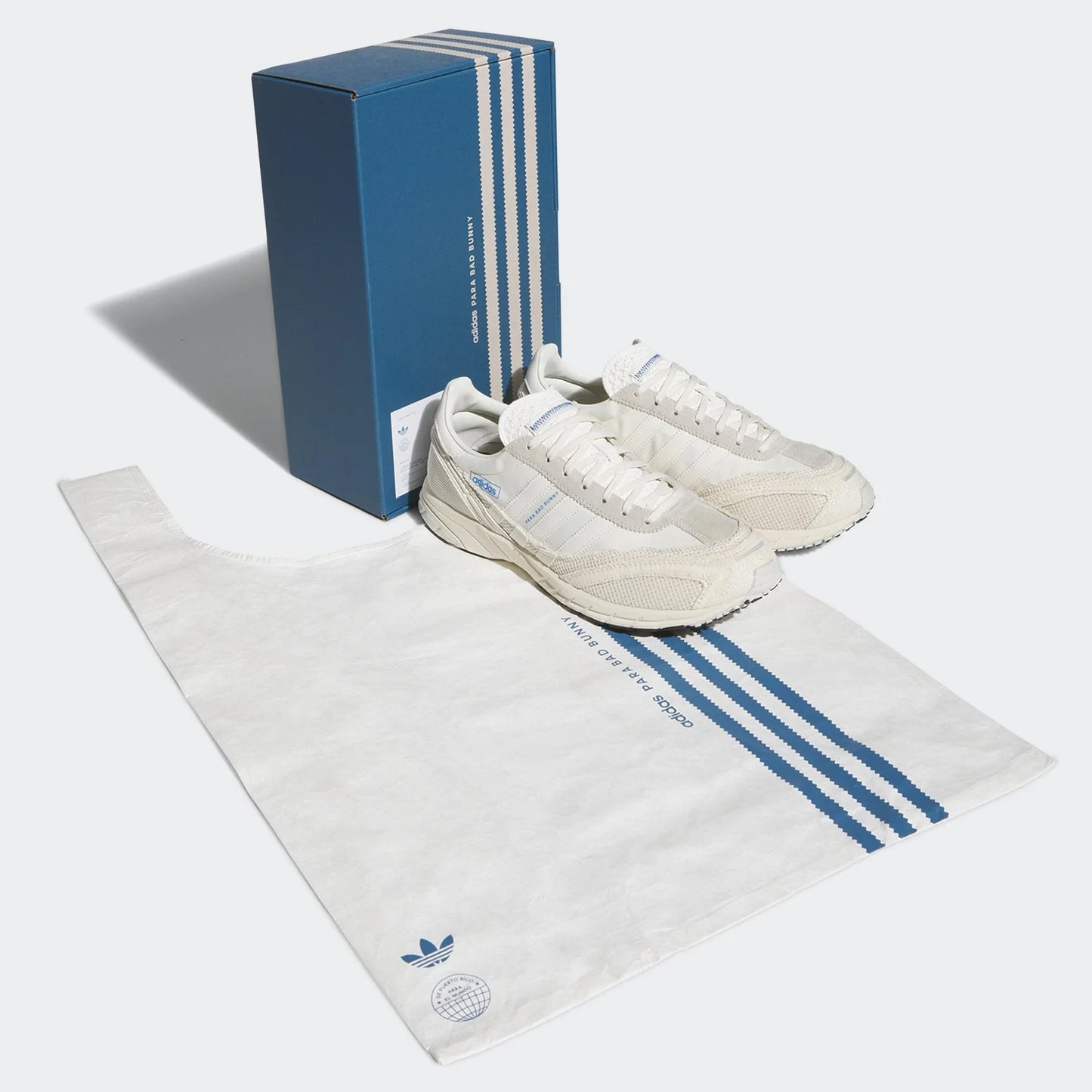 BAD BUNNY ADIZERO SL72 WONDER WHITE