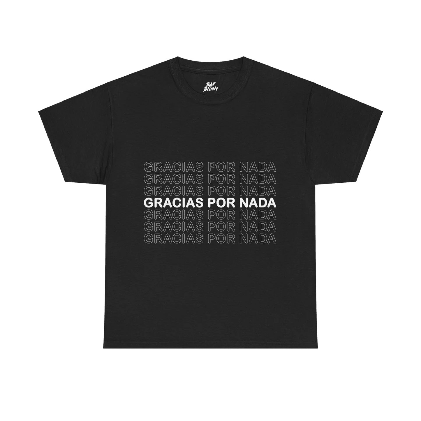 Most Wanted Tour - Gracias Por Nada Tour Dates Black Cotton Tee