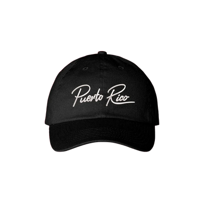 Puerto Rico Black Dad Hat