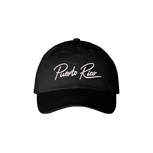 Puerto Rico Black Dad Hat