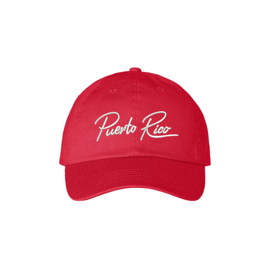 Puerto Rico Red Dad Hat