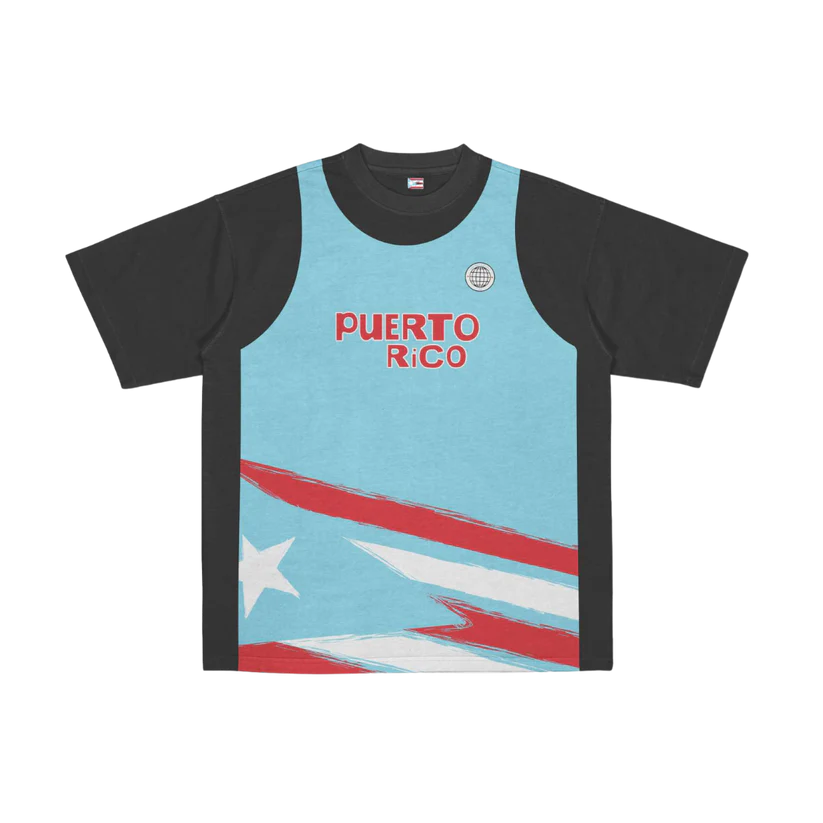 Tee Jersey Black Blue T-Shirt