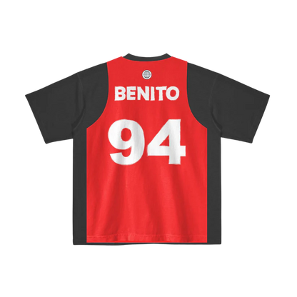 Tee Jersey Black Red T-Shirt