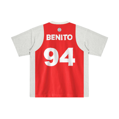 Tee Jersey White Red T-Shirt